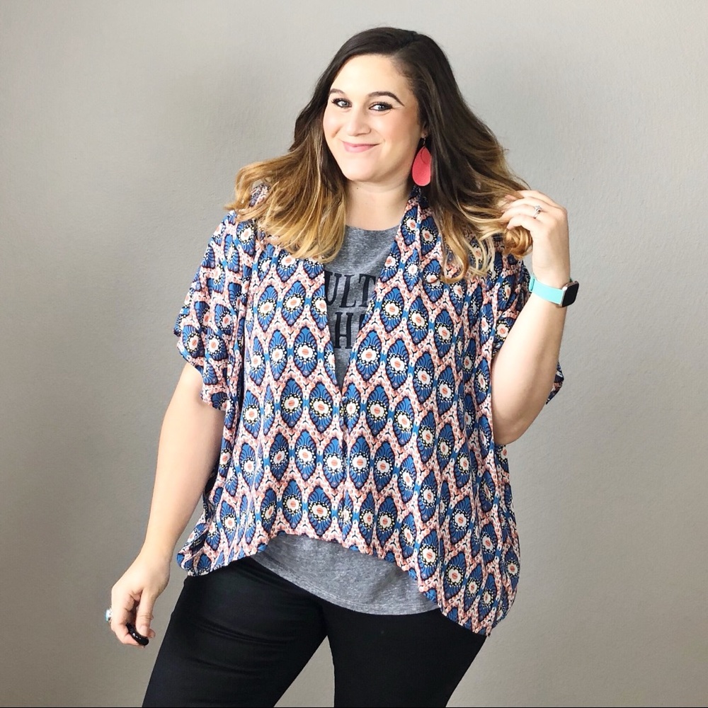 Umgee Multi - Color Mixed Print Kimono